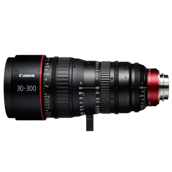 Canon 30-300mm T2.95 side view