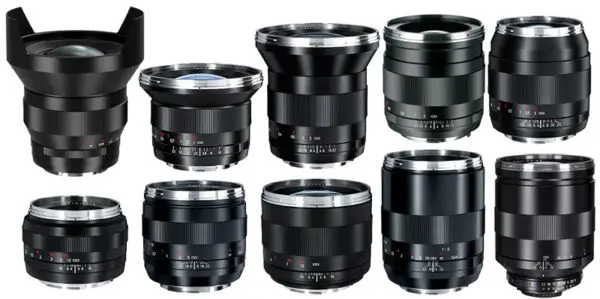 Zeiss Planar/Distagon Lenses Rental