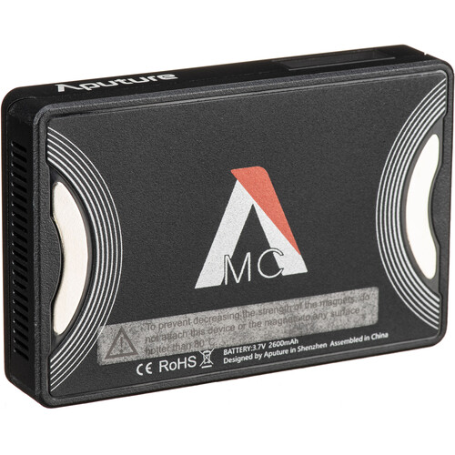Aputure MC Battery Powered LED Light Rear View