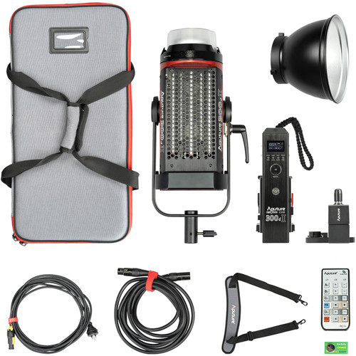 Aputure 300d Daylight LED Cinema Light Full Kit with all Accessories