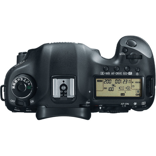 Canon EOS 5D Mark III Stills Camera Top View