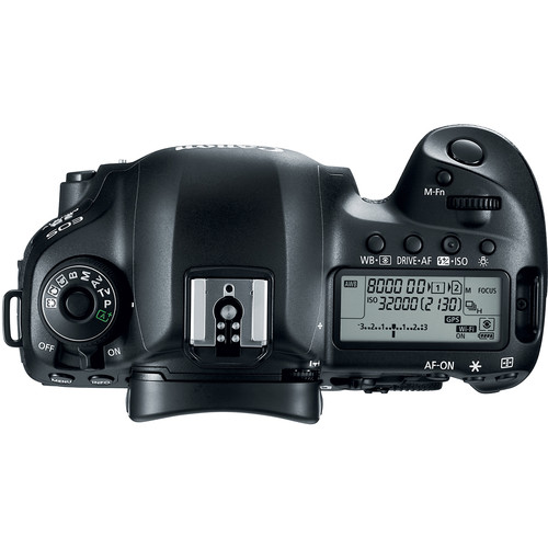 Canon EOS 5D Mark IV Stills Camera Top View