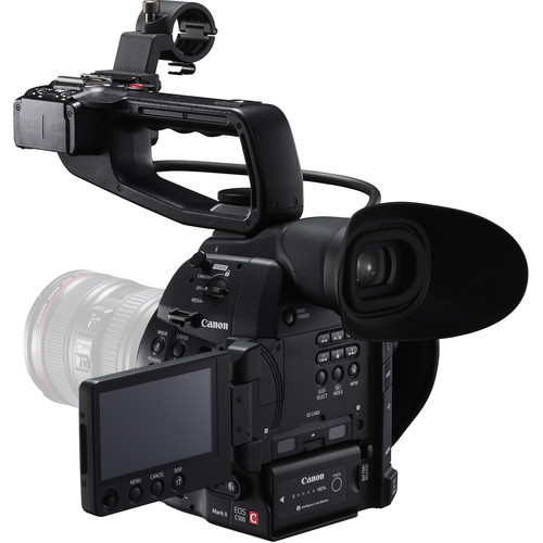 Canon EOS C100 Mark II Camera Rear View