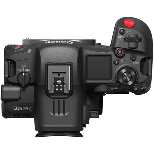 Canon EOS R5C 8k Digital Camera Top View