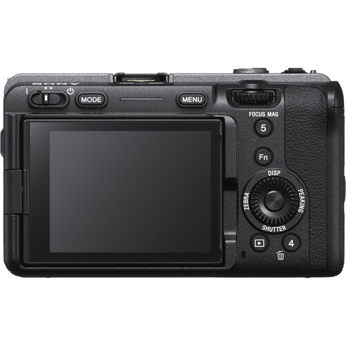 Sony FX3 Mirrorless 4k Camera Rear View