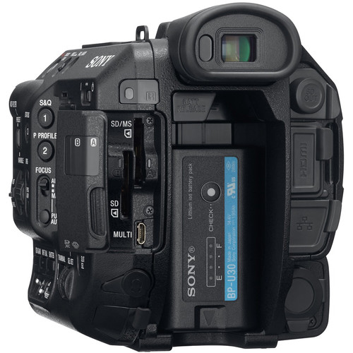 Sony FS5 4k Digital Camera Rear View