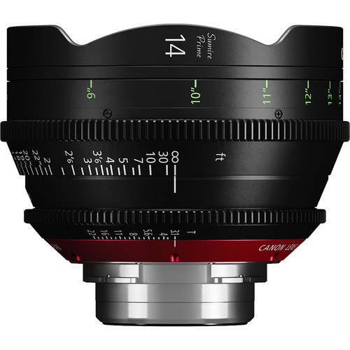 Canon 14mm Sumire Prime T3.1 (PL Mount, Feet) single lens image