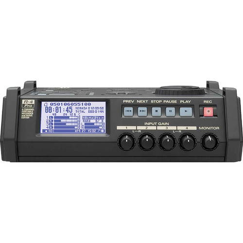 Edirol-R-4-Pro-80GB-Audio-Recorder-FRONT-SIDE
