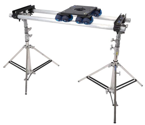 Dana Dolly Set Up on Stands and Rails