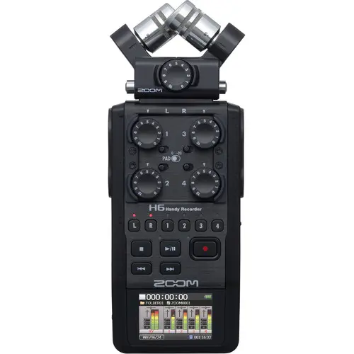 Zoom H6 Handy Audio Recorder Rental