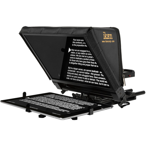 ikan Elite Pro Universal Large Tablet Teleprompter with Remote