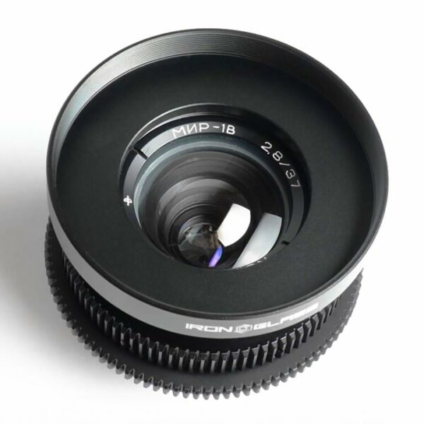Iron Glass 37mm Mir lens with gears and EF mount