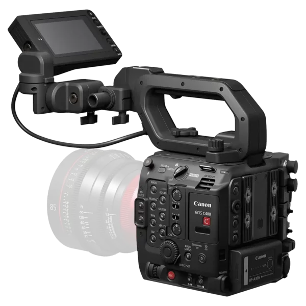 Canon EOS C400 camera with lens