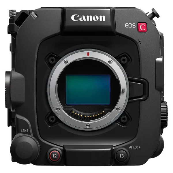 Canon EOS C400 front view with sensor