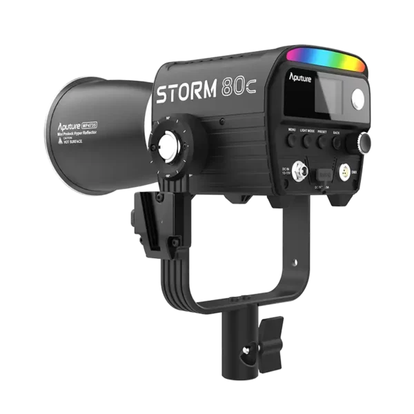 Aputure Storm 80c with reflector