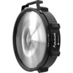 three quarter view of the aputure cf12 fresnel